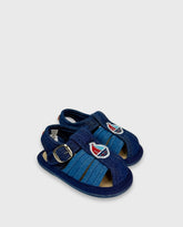Sandalias Hebilla Denim Barco Huellitas